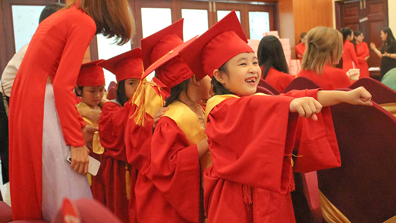 The graduation ceremony of WASS Kindergarten