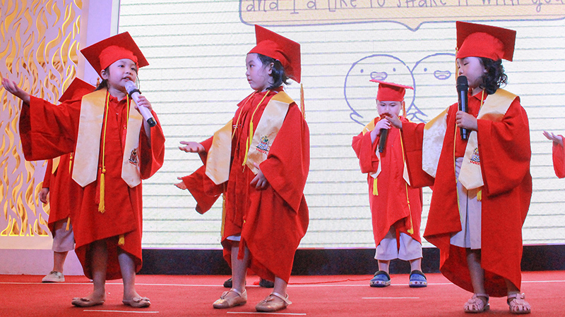 The graduation ceremony of WASS Kindergarten