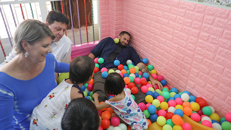 Bringing Children’s Day to the children at Mai Tam Selter