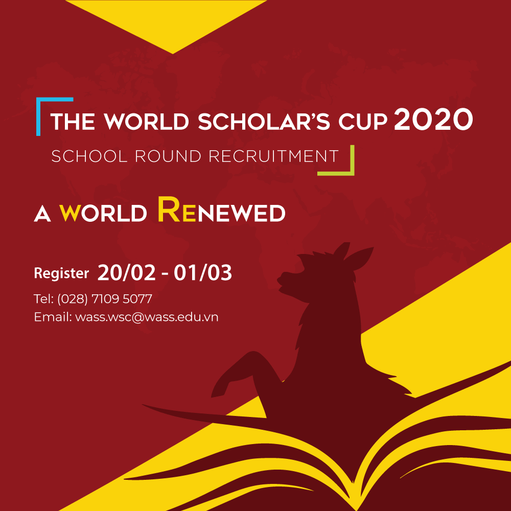 After WASS students’ impressively successful performance in 2019, The World Scholar’s Cup 2020 now has officially launched.