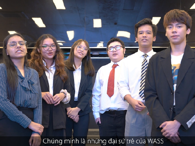 WASS 'Young Ambassadors' talk about the Cyberbullying concern.