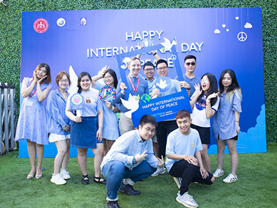 WASS filled with blue shade in Shaping Peace Together week